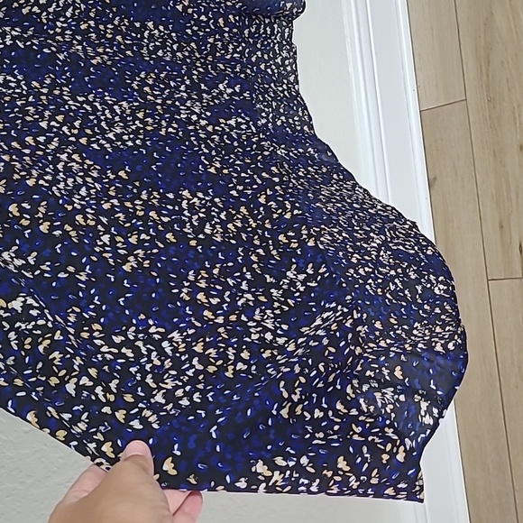 NANETTE LEPORE  Blue Multy Dress Size 6 - Picture 3 of 10